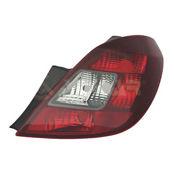 Opel Corsa D 5-drs achterlicht rechts donker