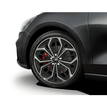 Ford Focus (04/2018 - ..) lichtmetalen velg 18" 5 X 2-spaaks design, Luster Nickel