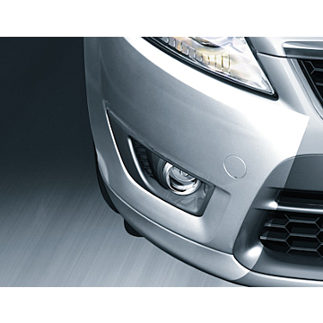 Ford Mondeo (03/2007 - 08/2010) mistlampen inclusief zilverkleurige omlijsting