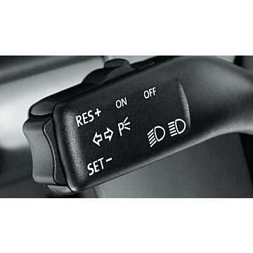Volkswagen cruise control with multifunctional display
