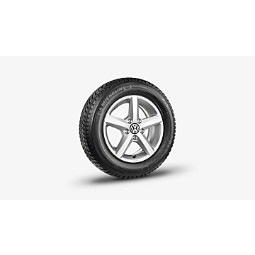 Volkswagen lichtmetalen velg Aspen, 6,5J x 17, Brillant Silver