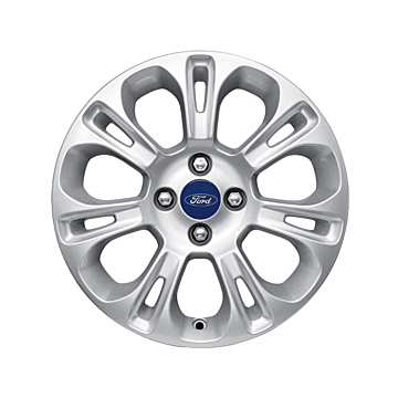 Ford Ka (09/2008 - 2016) lichtmetalen velg 15" 7x2-spaaks design zilver