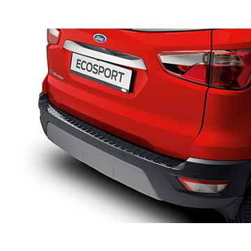 Ford EcoSport (10/2017 - ..) achterbumper beschermlijst, gevormd, glanzend zwart