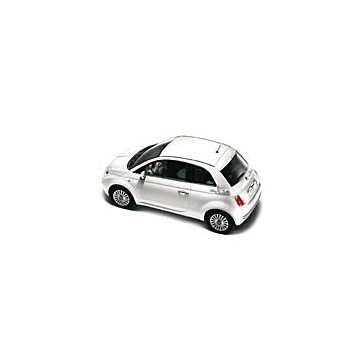 Fiat 500/500c Londen sticker wit