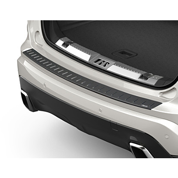 Ford Edge (09/2018 - ..) achterbumper beschermlijst, gevormd, mat grijs