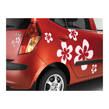 Hyundai i10 (2010 - 2014) stickers, flowers