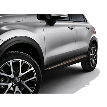 Fiat 500X deursierlijsten mat brons