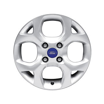 Ford Fiesta (09/2008 - 06/2017) lichtmetalen velg 15" 4-spaaks Y-design, zilver