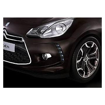 Citroën DS3 (2011 - 2018) chromen sierdelen voor de mistlampen