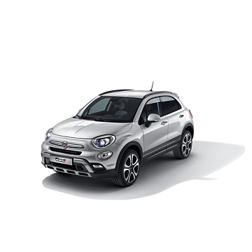 Fiat 500X sticker zijkant grijs