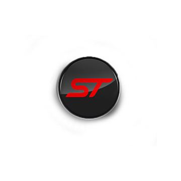 Ford naafkap ST zwart 55mm