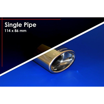 Musketier Peugeot 2008 sport exhaust 1x114x86 mm