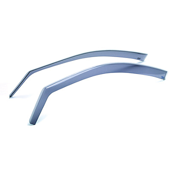 Ford Focus (07/2004 - 12/2010) hatchback windgeleiders, zijruit voor vensters voordeuren, lichtgrijs