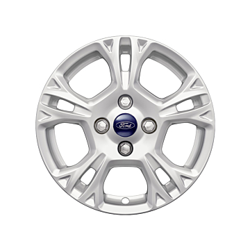 Ford Fiesta (09/2008 - 06/2017) lichtmetalen velg 15" 5-spaaks design, Sparkle Silver