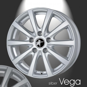 Musketier Peugeot 4008 lichtmetalen velg Vega 6,5x16 zilver