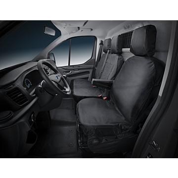 Ford Transit (01/2014 - ..) / Transit Custom (08/2012 - 09/2023) stoelhoes voor bestuurdersstoel, zwart