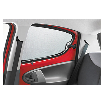 Citroën C1 (2005 - 2014) zonneschermen achterruiten 3-drs