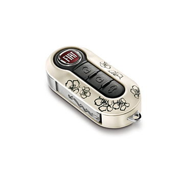 Fiat 500/500c sleutelcovers flower