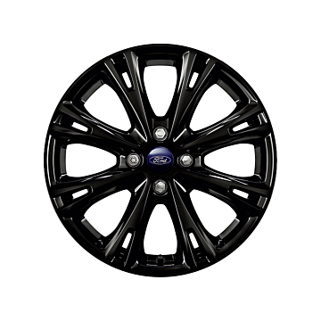 Ford Fiesta (09/2008 - 06/2017) lichtmetalen velg 17" 8-spaaks design, zwart