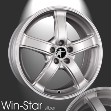Musketier Peugeot 4008 lichtmetalen velg Win-Star 8x18 zilver