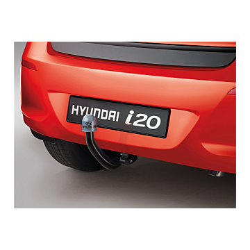 Hyundai i20 3-drs (2012 - 2015) trekhaak, horizontaal afneembaar