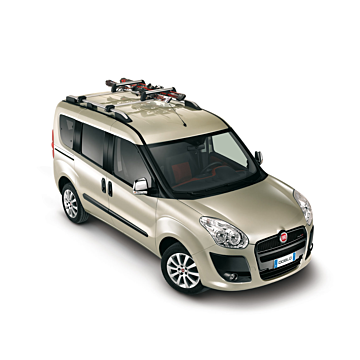 Fiat Doblo 2010 - 2016 dakdragers op de langsdragers
