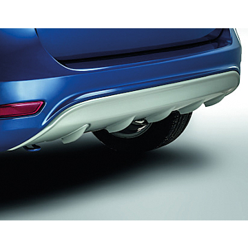 Ford B-MAX (2012 - 2018) skid plate achterbumper zilver