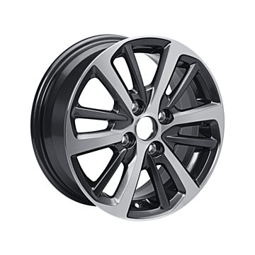 Ford KA+ lichtmetalen velg 15" 6 x 2-spaaks design, Magnetic
