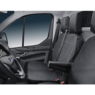 Ford Transit Connect (02/2014 - 03/2024) stoelhoes voor dubbele passagiersstoel, zwart