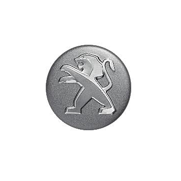 Peugeot naafkappen set Anthra Mat