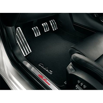 Alfa Romeo Giulietta vloermatten lichtgrijs (RHD) dubbele pinbevestiging
