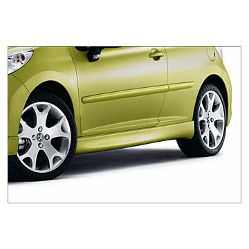 Peugeot 207 sideskirt links 3-drs