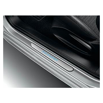 Peugeot 208 (2012 - 2019) / 2008 (2013 - 2019) instaplijsten rvs met verlichting