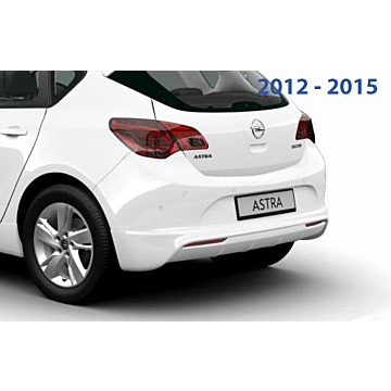 Opel Astra J OPC-line rear bumper spoiler 2012 - 2015 for Bi-Turbo