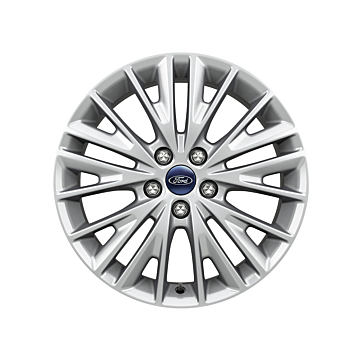 Ford C-MAX (11/2010 - 09/2018) / Focus (01/2011 - 03/2018) lichtmetalen velg 17" 10-spaaks Premium design, zilver