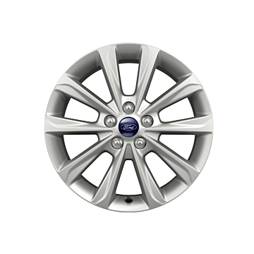 Ford Kuga (11/2012 - 11/2019) lichtmetalen velg 17" 5 x 2-spaaks design, Sparkle Silver