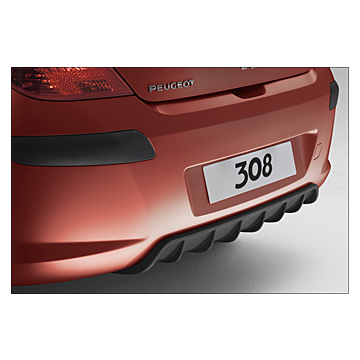 Peugeot 308 (2007 - 2013) diffusor i.c.m. standaard achterbumper