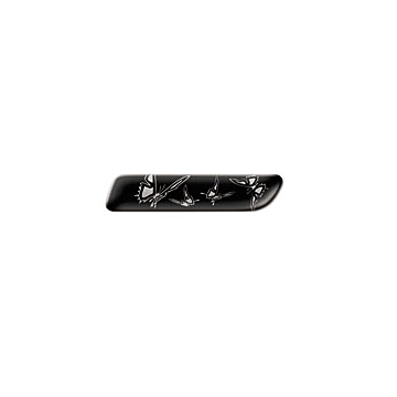 Fiat 500/500c badge zwart vlinder motief