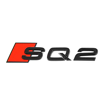 Audi SQ2 logo zwart