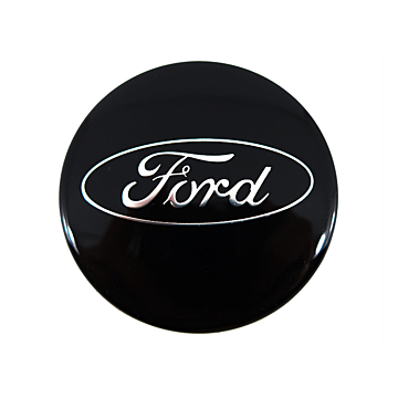 Ford naafkap zwart 65mm