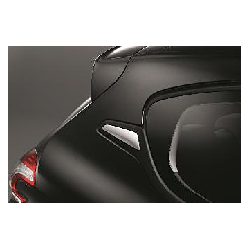 Peugeot 208 (2012 - 2019) stickers achterstijlen chroom