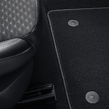 Ford Focus (04/2018 - 06/2020) vloermatten voorzijde zwart (handgeschakeld) RHD