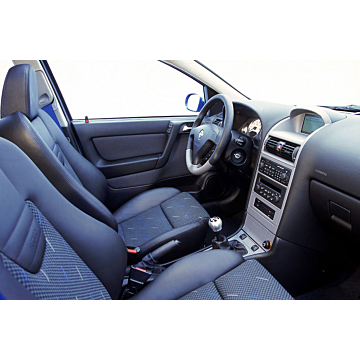 Opel Astra G center console Gun Metal Grey