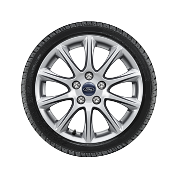 Ford Mondeo (09/2014 - ..) lichtmetalen velg met winterband 16", 10-spaaksdesign, zilver