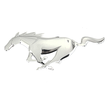 Ford Mustang (03/2015 - 03/2023) logo chrome grill