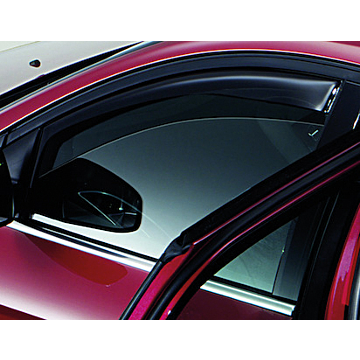 Ford Focus (01/2011 - 03/2018) windgeleiders, zijruit voor vensters voordeuren, donkergrijs