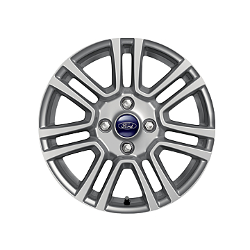 Ford Tourneo Courier / Transit Courier (03/2014 - 07/2023) lichtmetalen velg 16" 7x2-spaaks design, zilver