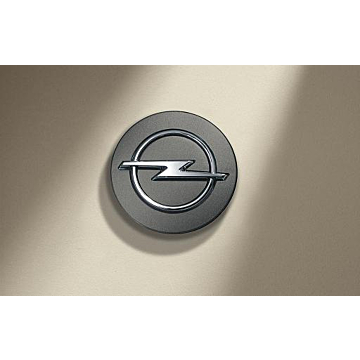Opel naafkap charcoal met Opel logo 60 mm