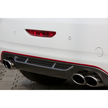Musketier Peugeot 208 achterbumperspoiler carbon-look