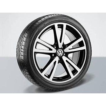 Volkswagen alloy wheel Vision, 7J x 17, brilliant silver